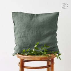 Linen Tales Linen Cushion Cover Martini Olive