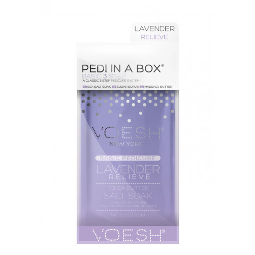 VOESH Basic Pedi In A Box 3in1 Lavender Relieve Set