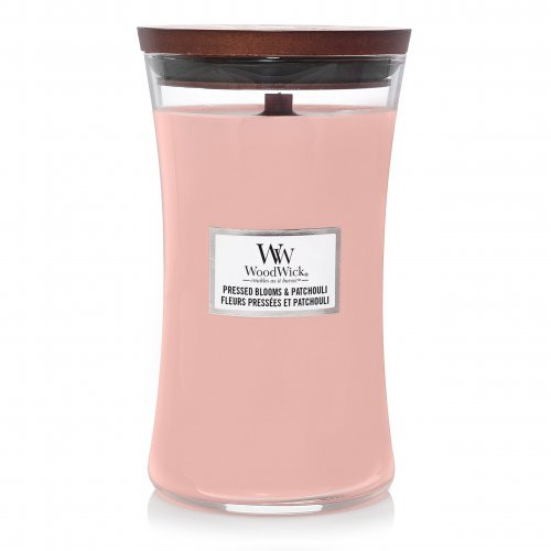 WoodWick Pressed Blooms & Patchouli Candle Heartwick