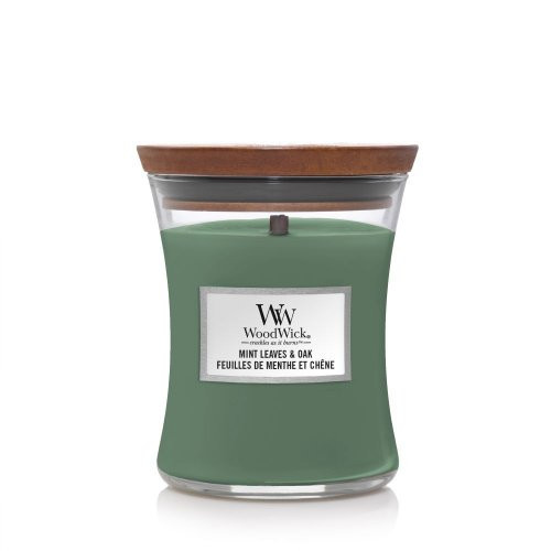 WoodWick Mint Leaves & Oak Candle Heartwick