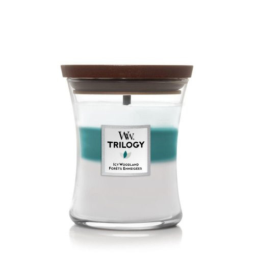 WoodWick Icy Woodland Candle Heartwick