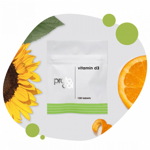 Proto-col Vitamin d3 Food Supplement 120 pcs.
