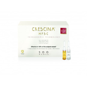 Crescina Transdermic Technology Complete Treatment 500 Woman 40amp. (20+20)