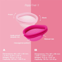 Intimina Ziggy Cup 2 Menstrual Cup size B