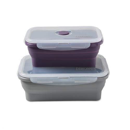 Norwex Silicone Food Storage Containers 2 pcs.
