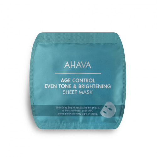 Ahava Age Control Even Tone & Brightening Sheet Mask 1pcs