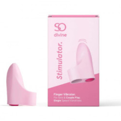 So Divine Stimulator Self-Pleasure Finger Vibrator 1pcs