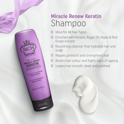 Rich Pure Luxury Miracle Renew Keratin Shampoo 250ml