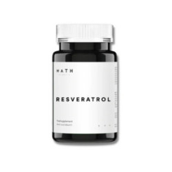 Math Scientific Resveratrol Food Supplement 60 caps.