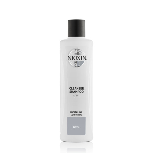 Nioxin SYS1 Cleanser Shampoo for Natural Hair with Light Thinning 300ml