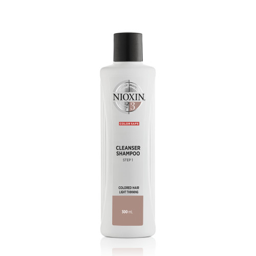 Nioxin SYS3 Cleanser Shampoo for Colored Hair with Light Thinning 300ml