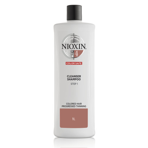 Nioxin SYS4 Cleanser Shampoo for Color Treated Hair with Progressed Thinning 300ml