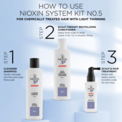 Nioxin SYS5 Care System Trial Kit for Chemically Treated Hair with Light Thinning Small