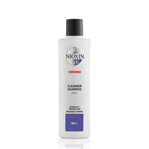 Nioxin SYS6 Cleanser Shampoo for Chemically Treated Hair with Progressed Thinning 300ml