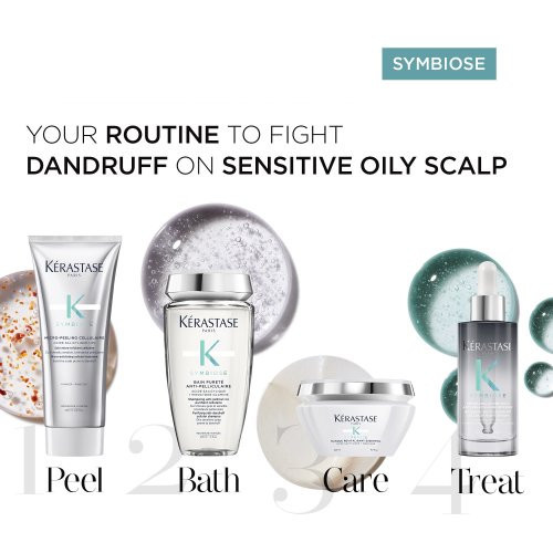 Kerastase Symbiose Bain Crème Anti-Pelliculaire Moisturizing anti-dandruff shampoo for dry sensitive scalp prone to dandruff 250ml