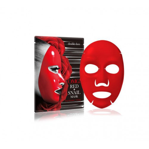 OMG Red+Snail Mask 1pcs