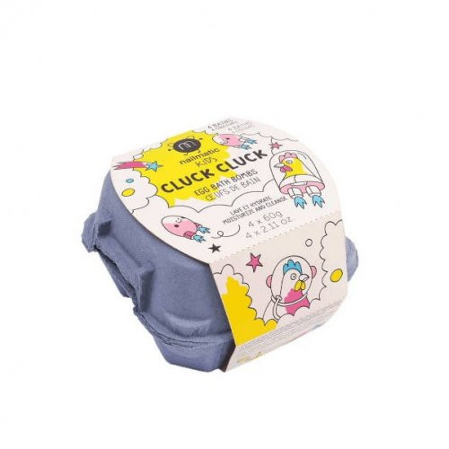Nailmatic Kids Egg Bath Bombs Cluck Cluck 4x60g