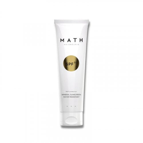 Math Scientific Mineral Sunscreen Water Resistant SPF50 100ml