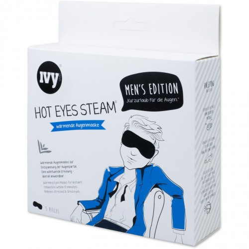 Ivybears Hot Eyes Steam Warming Eye Mask For Men 5pcs