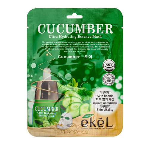 Ekel Ultra Hydrating Essence Mask Cucumber 1pcs