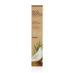 Ecodenta Dantų pasta nuo apnašų su kokosų aliejumi ir cinko druska 75ml
