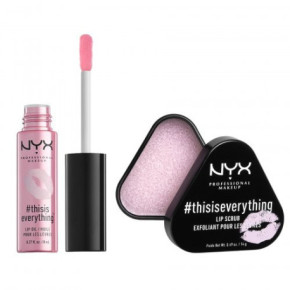 Nyx professional makeup Lip Gloss and Scrub Set