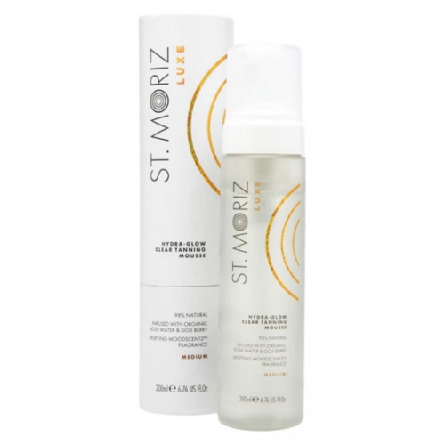 St. moriz Luxe Hydra Glow Medium Clear Tanning Mousse 200ml
