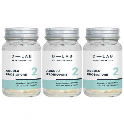 D-LAB Nutricosmetics Absolu Probiopure Food Supplement For A Balanced Intestinal Flora 1 Month