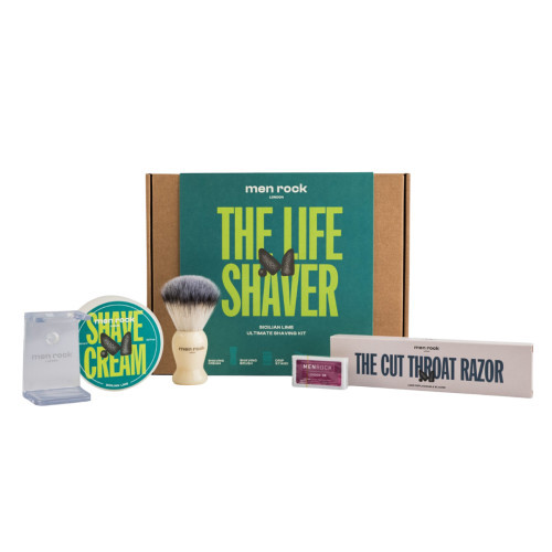 Men Rock The Life Shaver Sicilian Lime Ultimate Shaving Kit the Cut Throat Razor 1 unit