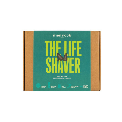 Men Rock The Life Shaver Sicilian Lime Ultimate Shaving Kit the Cut Throat Razor 1 unit