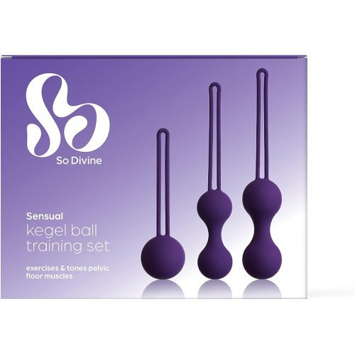 So Divine Sensual Kegel Balls Training Set 3pcs