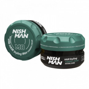 Nishman Hair Styling Wax Natural Shine Forming Cream M8 100ml
