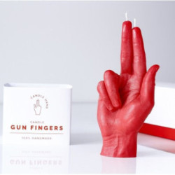 CandleHand Gun Fingers Candle Red