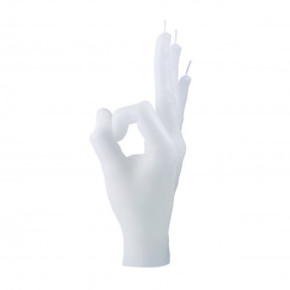CandleHand OK Candle White