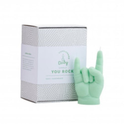 CandleHand Baby You Rock Candle Pastel Green