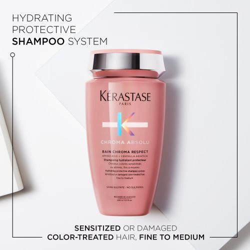 Kerastase Chroma Absolu Bain Chroma Respect Hydrating Protective Shampoo 250ml
