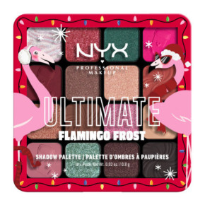 Nyx professional makeup XMASS Ultimate Flamingo Frost Eyeshadow Palette 9.6g