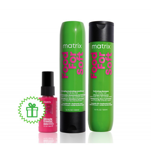 Matrix Food For Soft Hydrating Hair Care System 300ml+300ml+30ml