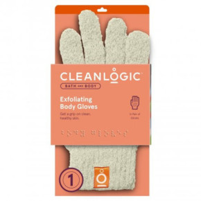 Cleanlogic Bath & Body Exfoliating Body Gloves 1 pair