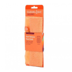 Cleanlogic Sensitive Skin Dual-Texture Face Cloth Coral