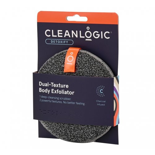 Cleanlogic Detoxify Dual-Texture Body Exfoliator 1pcs