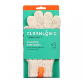 Cleanlogic Sustainable Exfoliating Body Gloves 1 pair