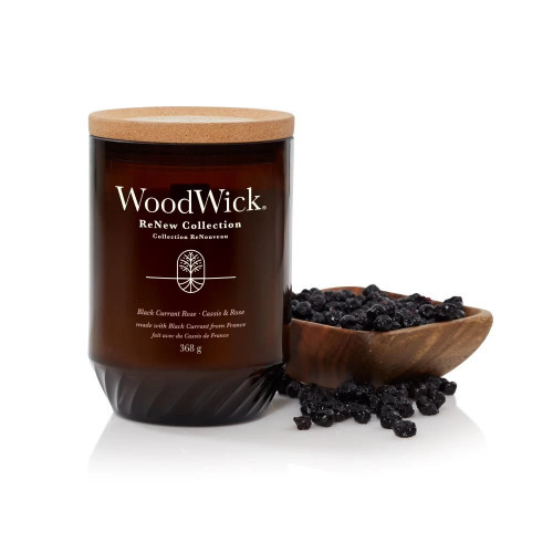 WoodWick Black Currant & Rose Candle Large