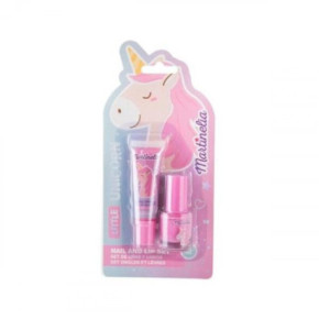 Martinelia Little Unicorn Lip Gloss + Nail Polish Strawberry