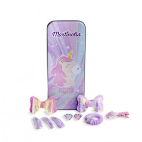 Martinelia Tin Box Hair Accessory Set for Girls Unicorn