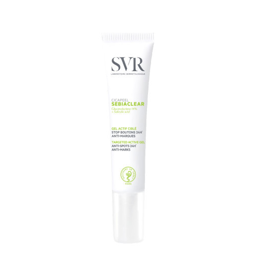 SVR Sebiaclear Cicapeel Active Gel Intensive Corrector for Pimples, Blackheads, Anti-marks 15ml