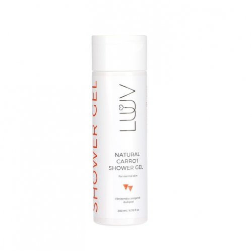 LUUV Natural Refreshing Carrot Shower Gel 200ml