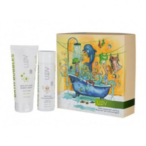 LUUV Pear Gift Set Shampoo + Bath Foam Set