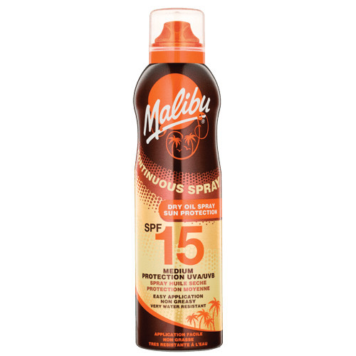 Malibu Continuous Dry Oil Spray SPF15 175ml