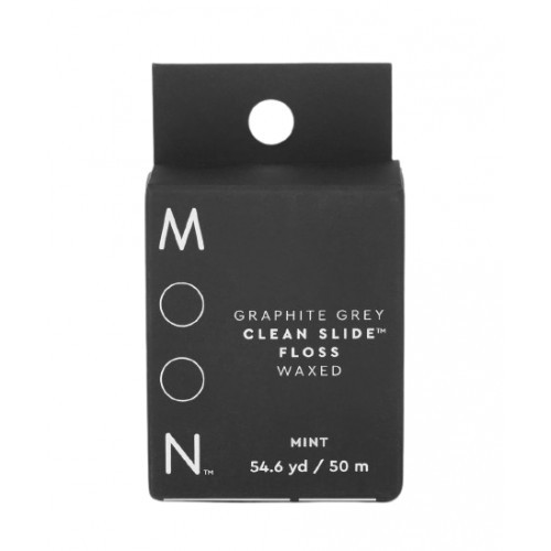 Moon Oral Care Oral Care Graphite Grey Clean Slide Floss 50m